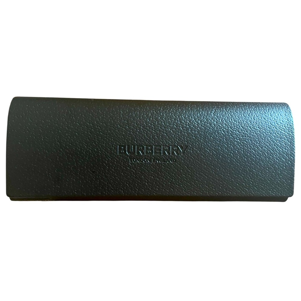 BURBERRY Leather Black Sunglasses Glasses Protective Empty Case unisex